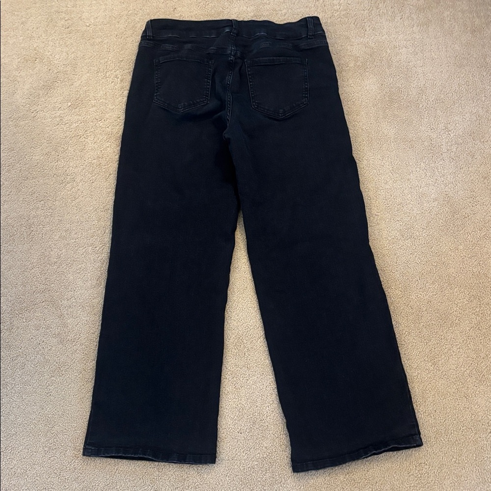 J. Jill High Rise Full Leg Black Jeans - Picture 5 of 7